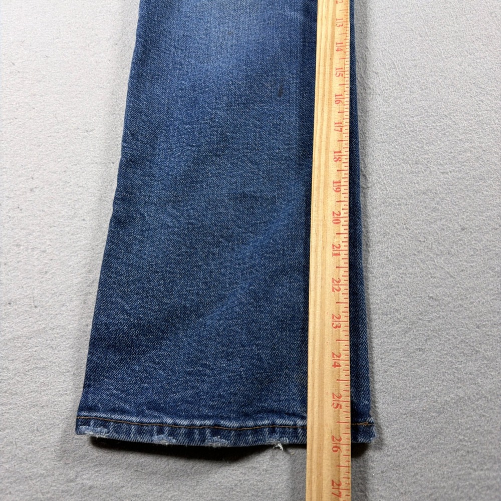 Madewell Slim Demi Boot Women 28 High Rise Stretch Blue Denim Jeans Minimalist - Picture 3 of 11